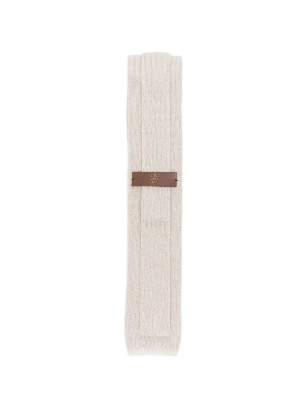 Eleventy Kasjmier stropdas Beige