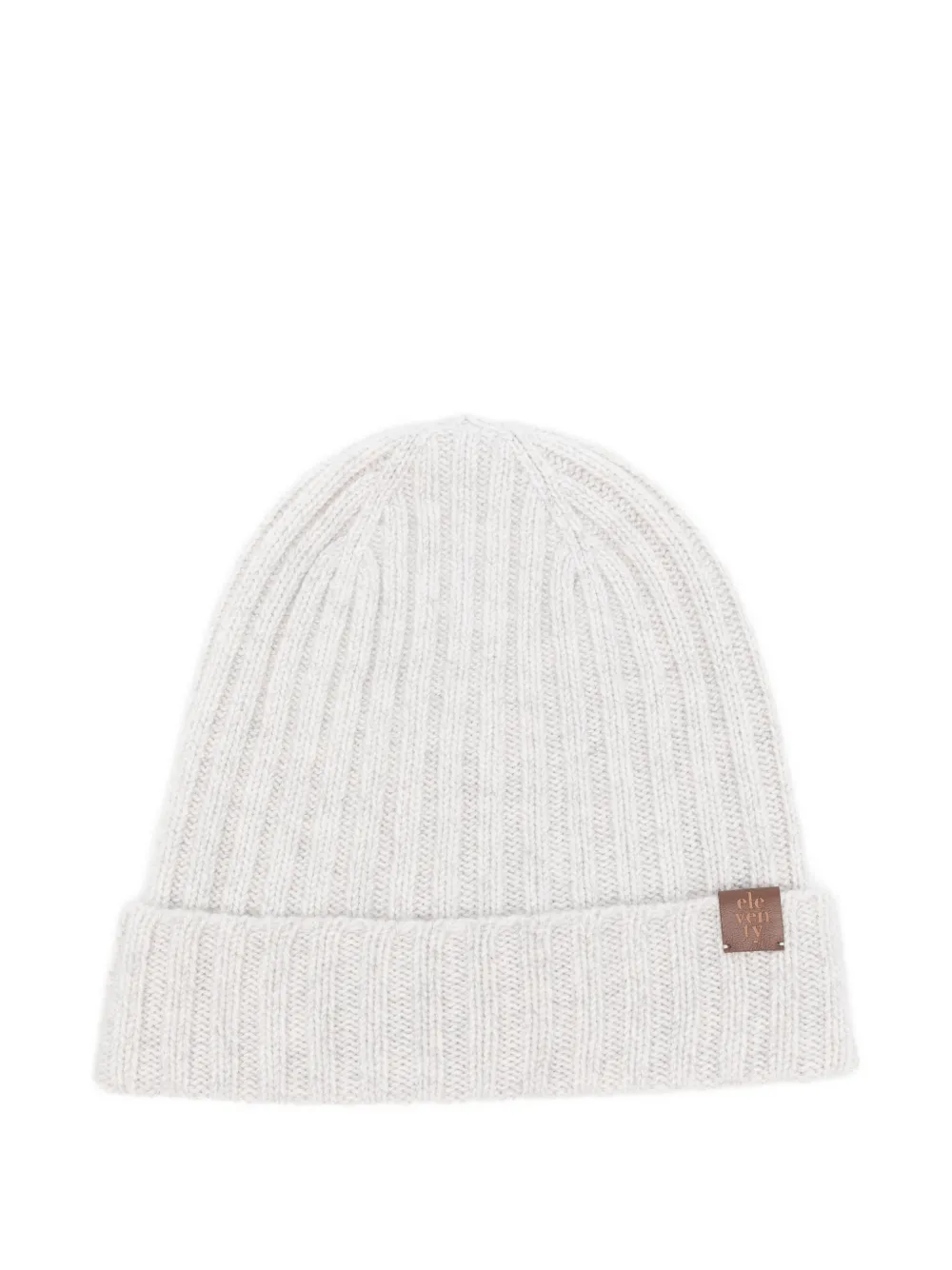 Eleventy ribbed-knit beanie hat