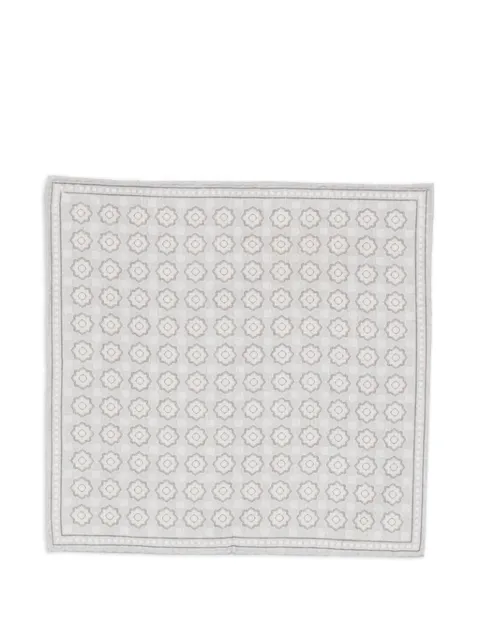 Eleventy Einstecktuch mit geometrischem Print