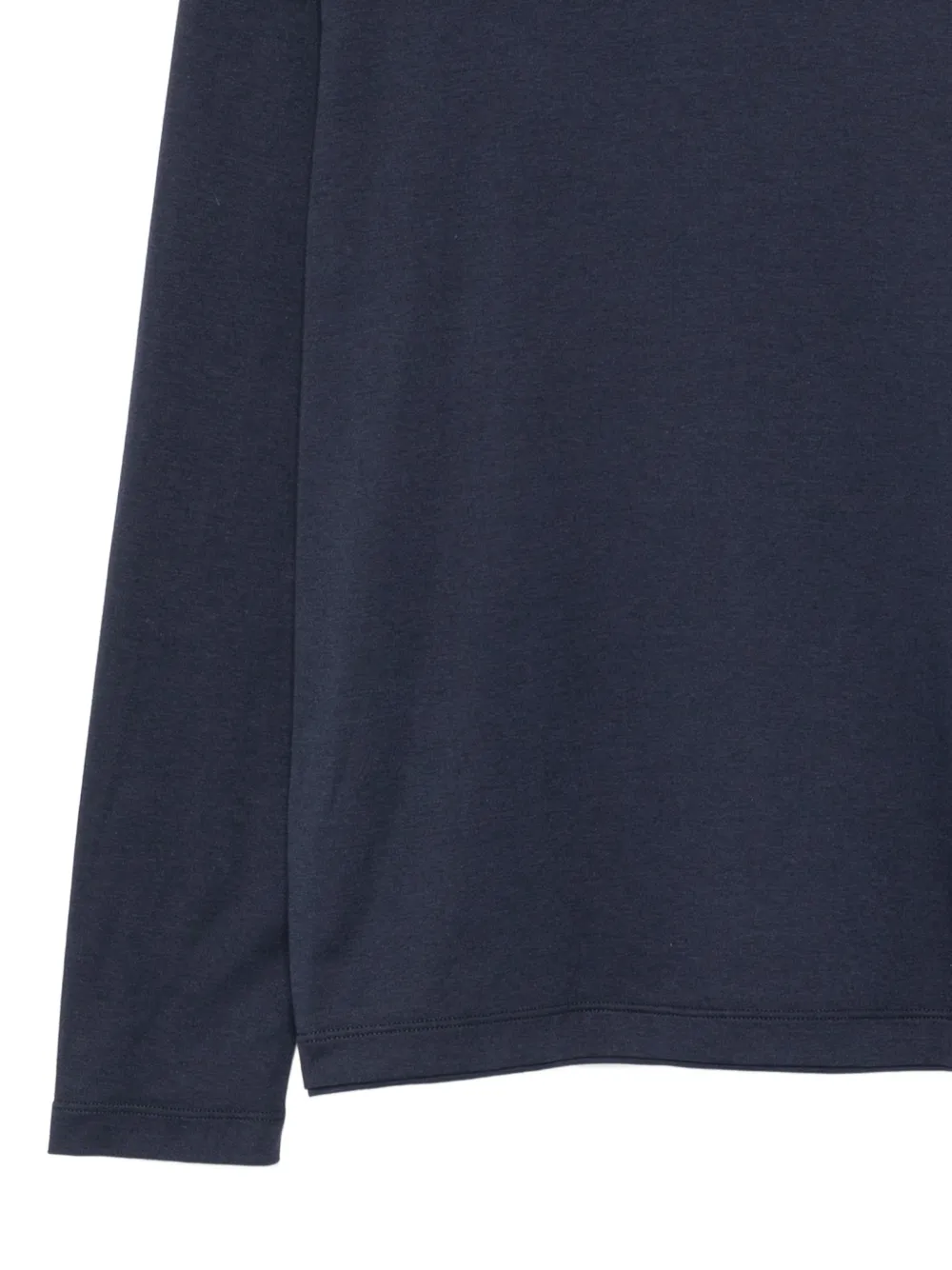 Eleventy T-shirt met ronde hals en lange mouwen Blauw