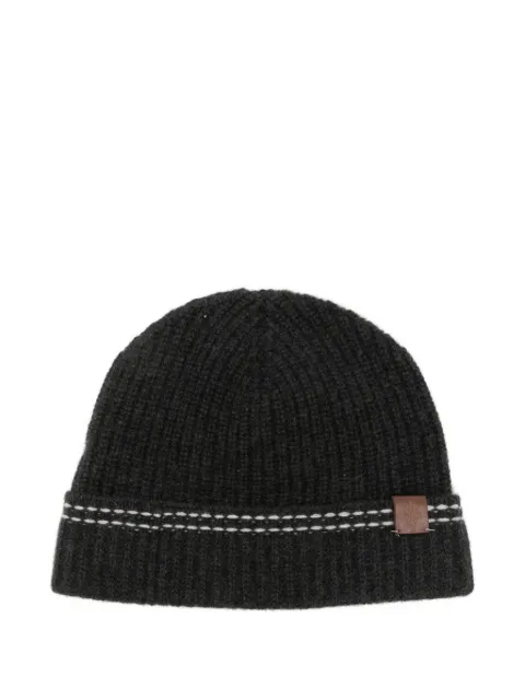 Eleventy gorro de canalé a rayas