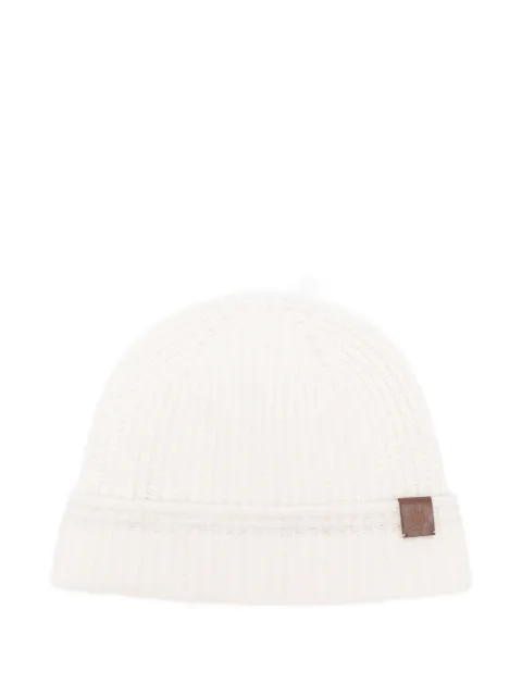 Eleventy ribbed-knit beanie hat