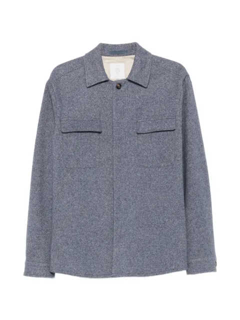Eleventy flap-pocket shirt jacket