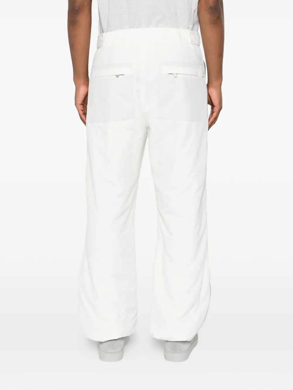 Eleventy Broek met contrasterend vlak Wit