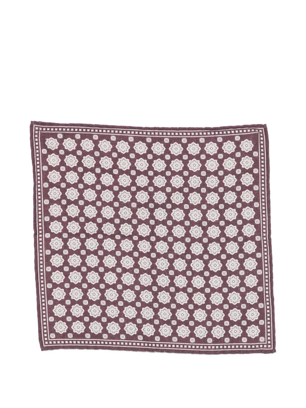 Eleventy floral-print pocket square