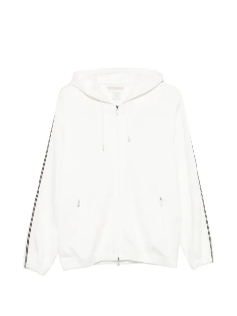 Eleventy side-stripe hoodie