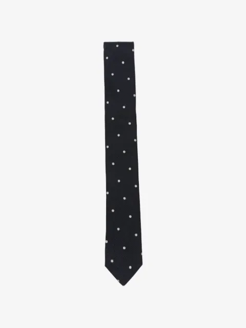 Eleventy polka-dot silk tie