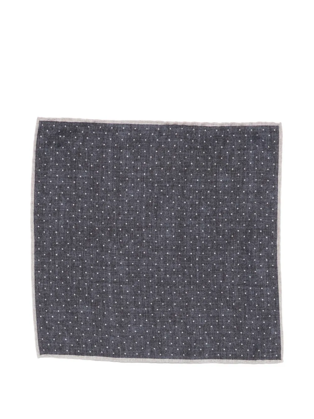 Eleventy Fazzoletto da taschino a pois - Blu