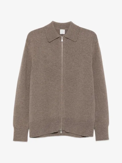 Eleventy long-sleeve zip-fastening cardigan