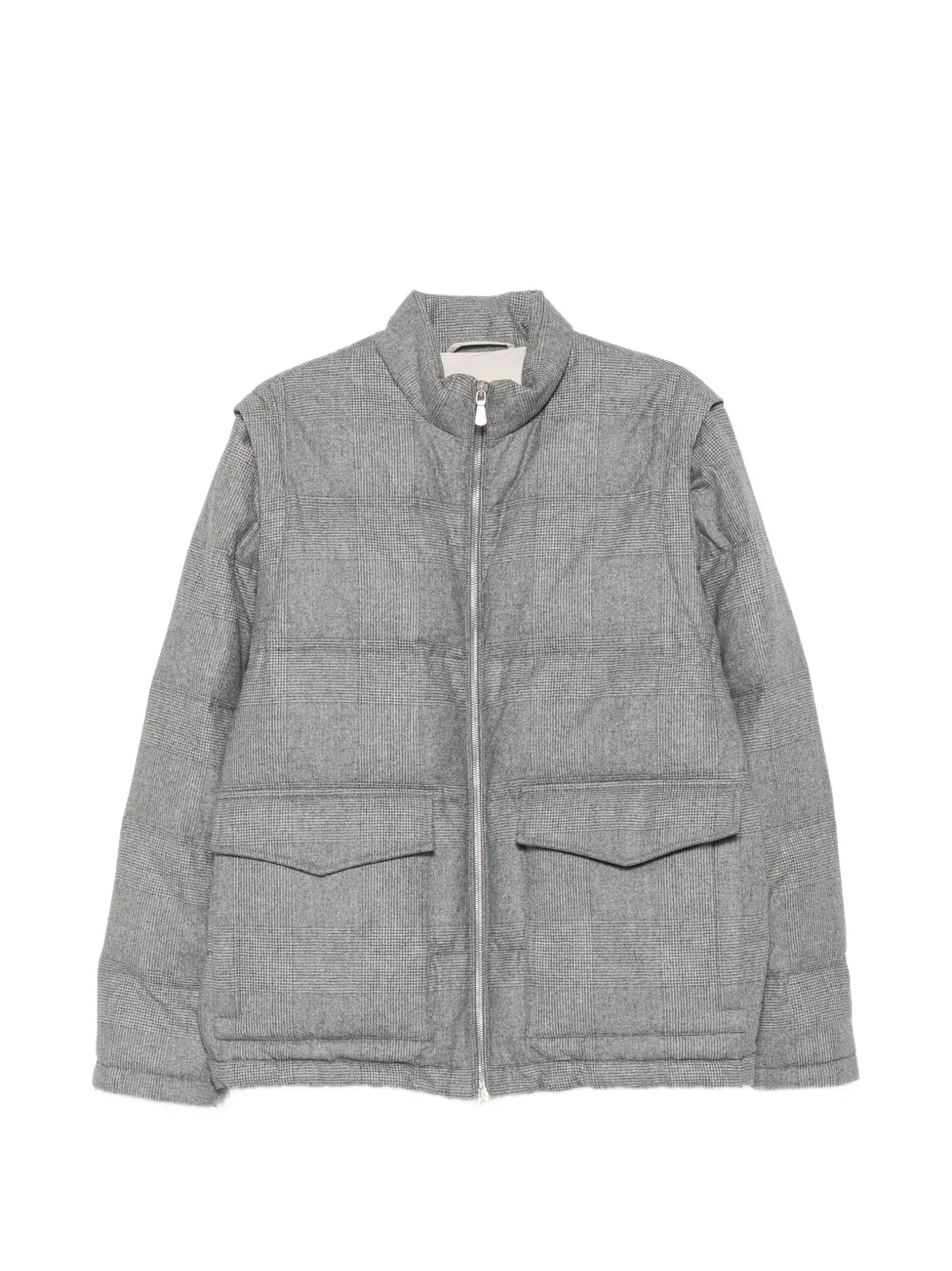 Eleventy flap-pocket padded jacket