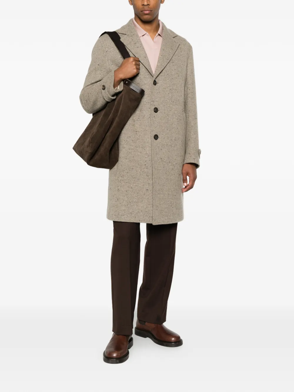 Eleventy Button-up jas Beige