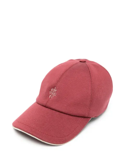 Eleventy gorra con tira autoadherente y logo bordado