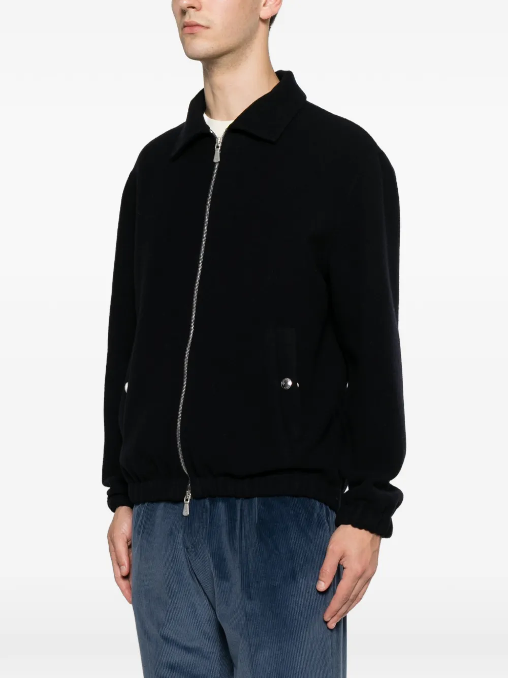 Eleventy Jack met rits Blauw
