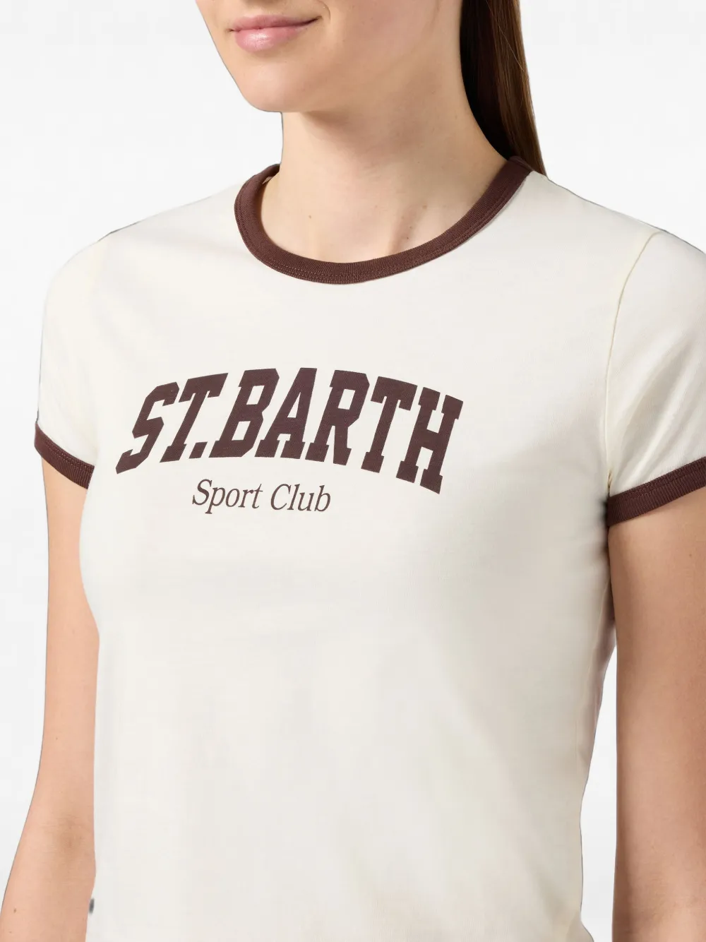 MC2 Saint Barth T-shirt met logoprint Wit