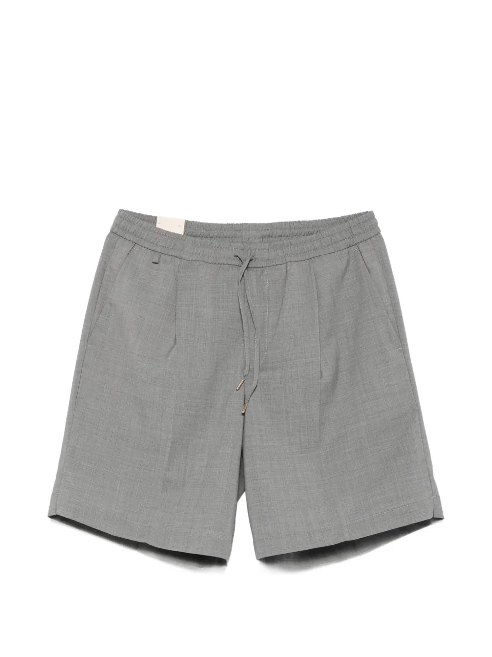 Briglia 1949 pleated drawstring shorts - Grigio