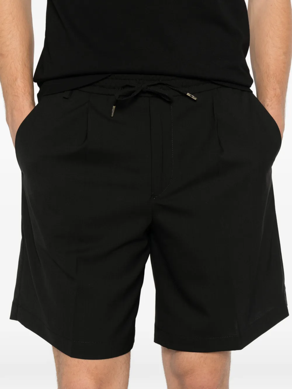 Briglia 1949 Shorts met trekkoord Zwart