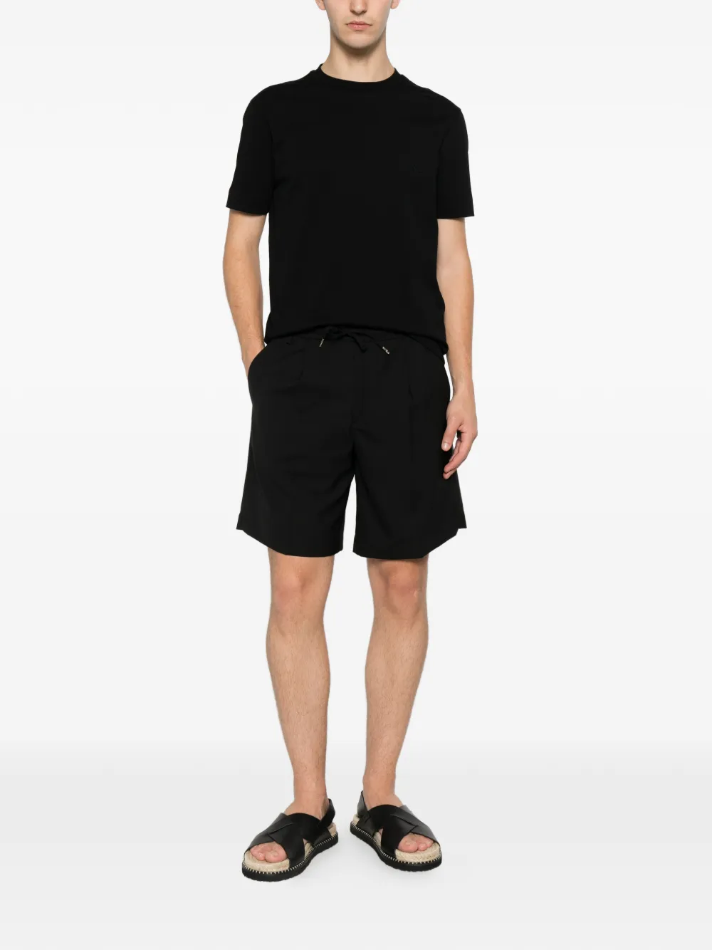 Briglia 1949 Shorts met trekkoord Zwart