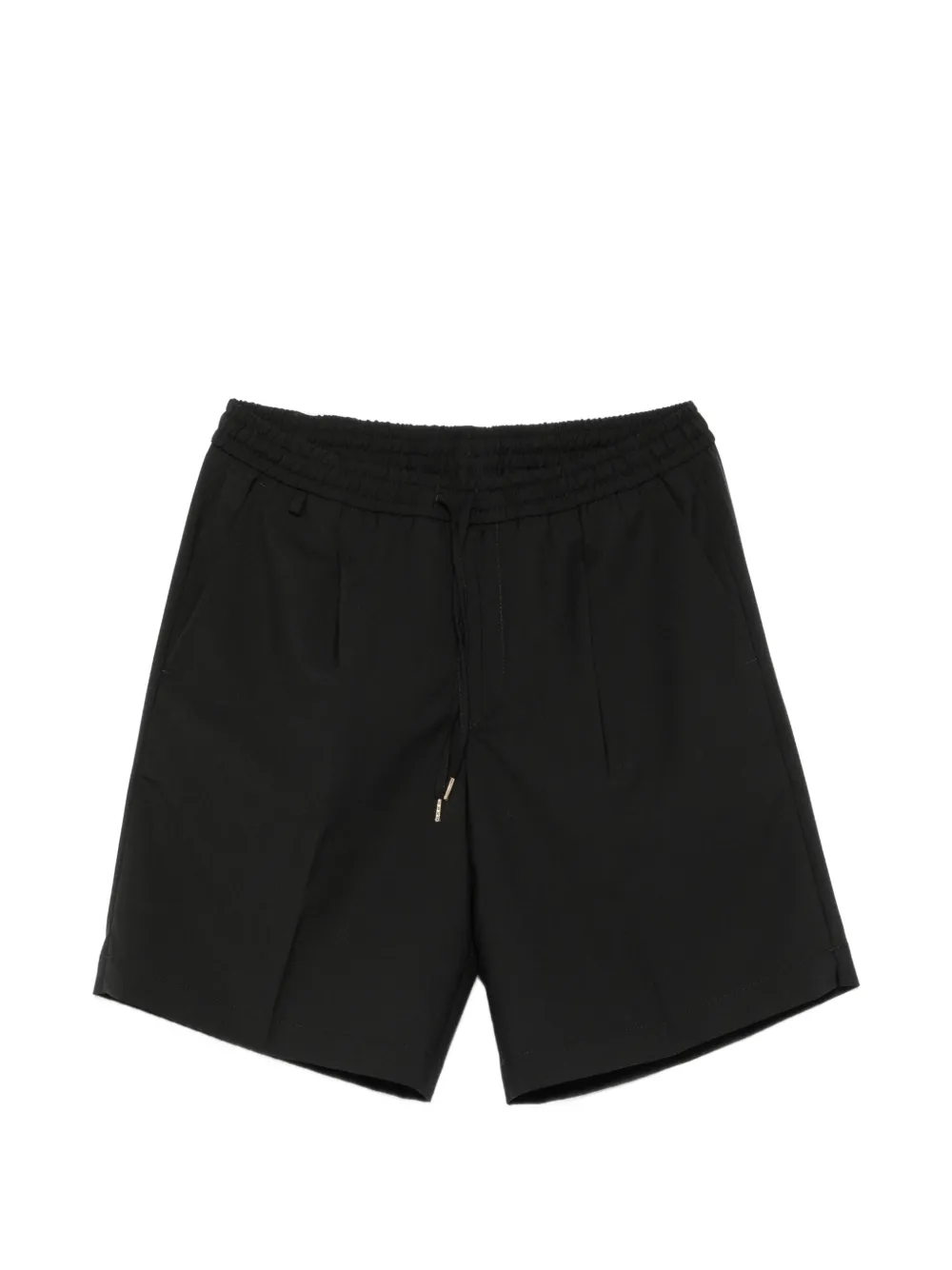 Briglia 1949 pleated drawstring shorts - Nero