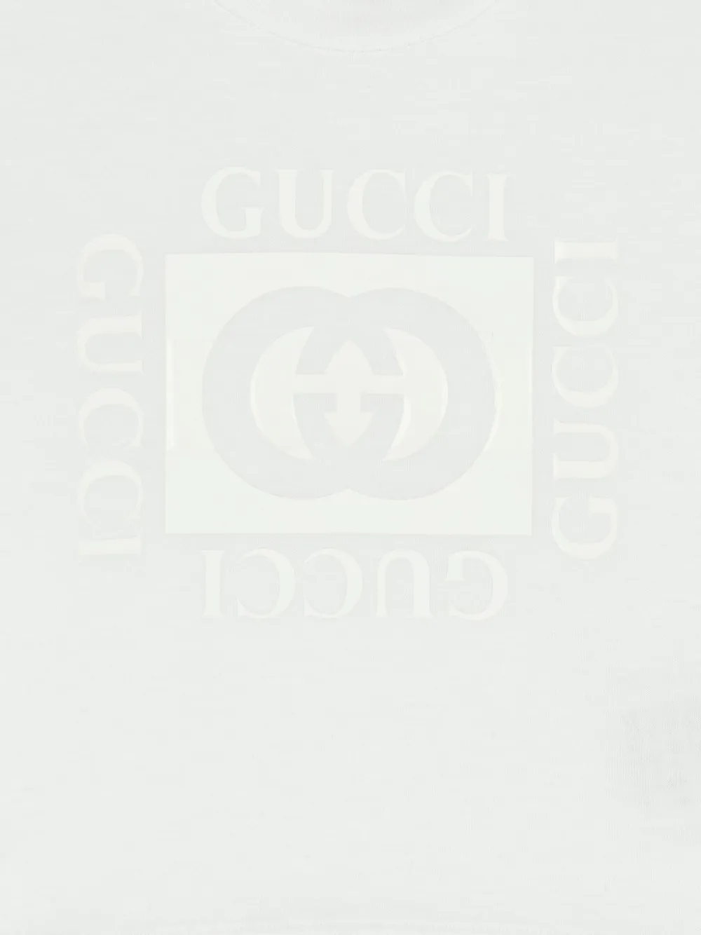  Gucci Kids Sudadera Con Logo Interlocking G - Blanco 