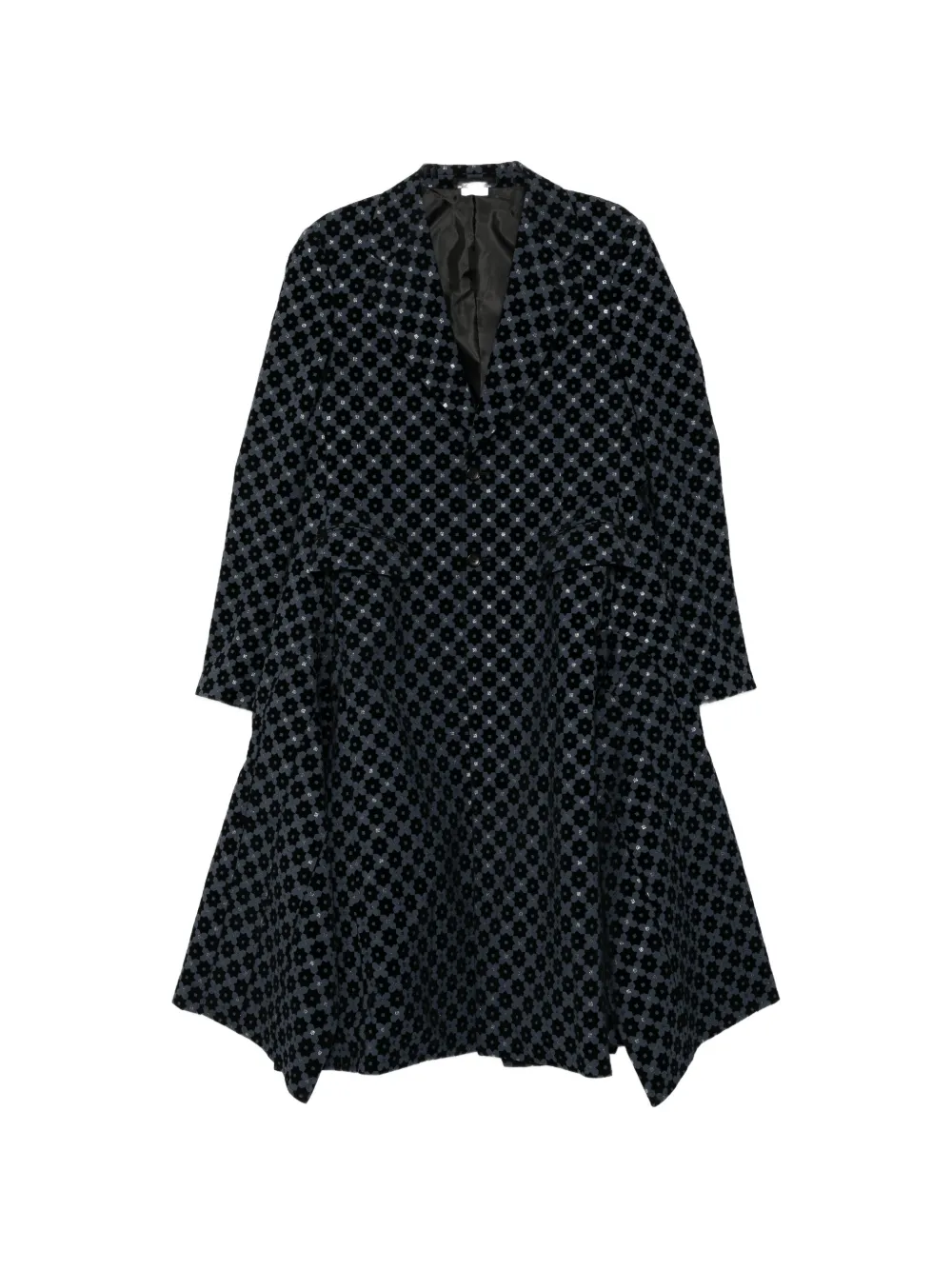 Comme des Garçons Homme Plus geometric-print blazer - Blue