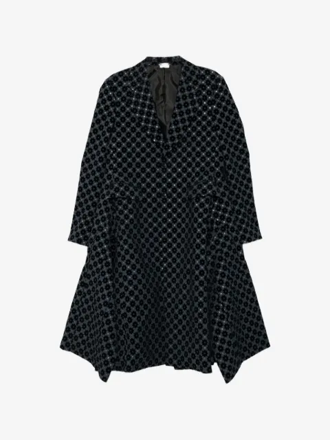 Comme des Garçons Homme Plus geometric-print coat