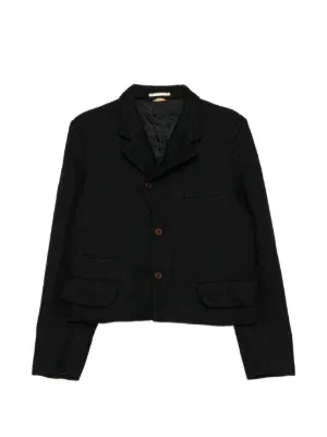 Black Comme Des Garçons スタッズ シングルジャケット | ブラック