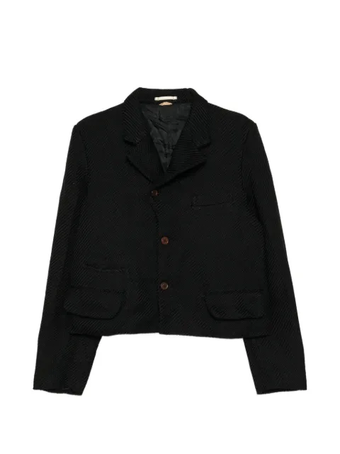 Comme des Garçons Homme Plus diagonal-weave jacket