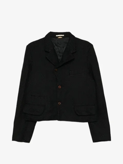 Comme des Garçons Homme Plus diagonal-weave jacket