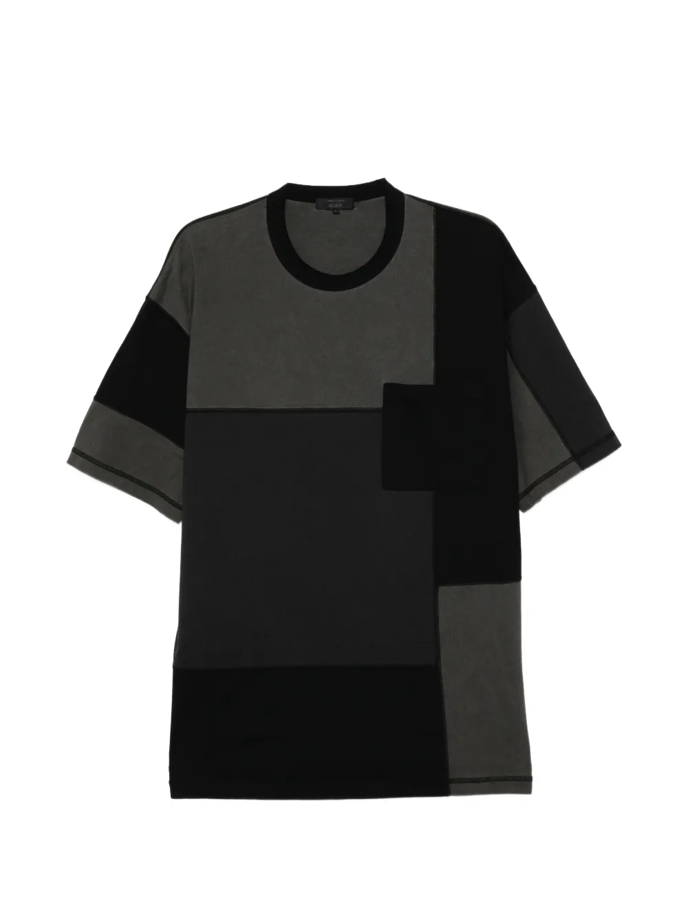 Comme des Garçons Homme cotton patchwork T-shirt - Nero