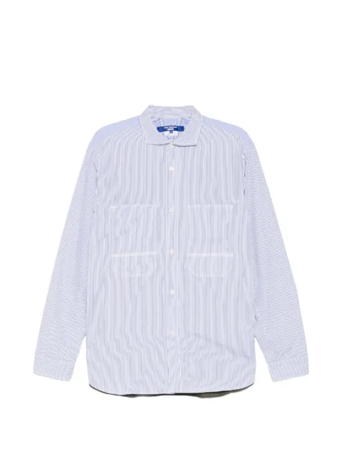 Junya Watanabe MAN vertical-stripe patch-pocket shirt