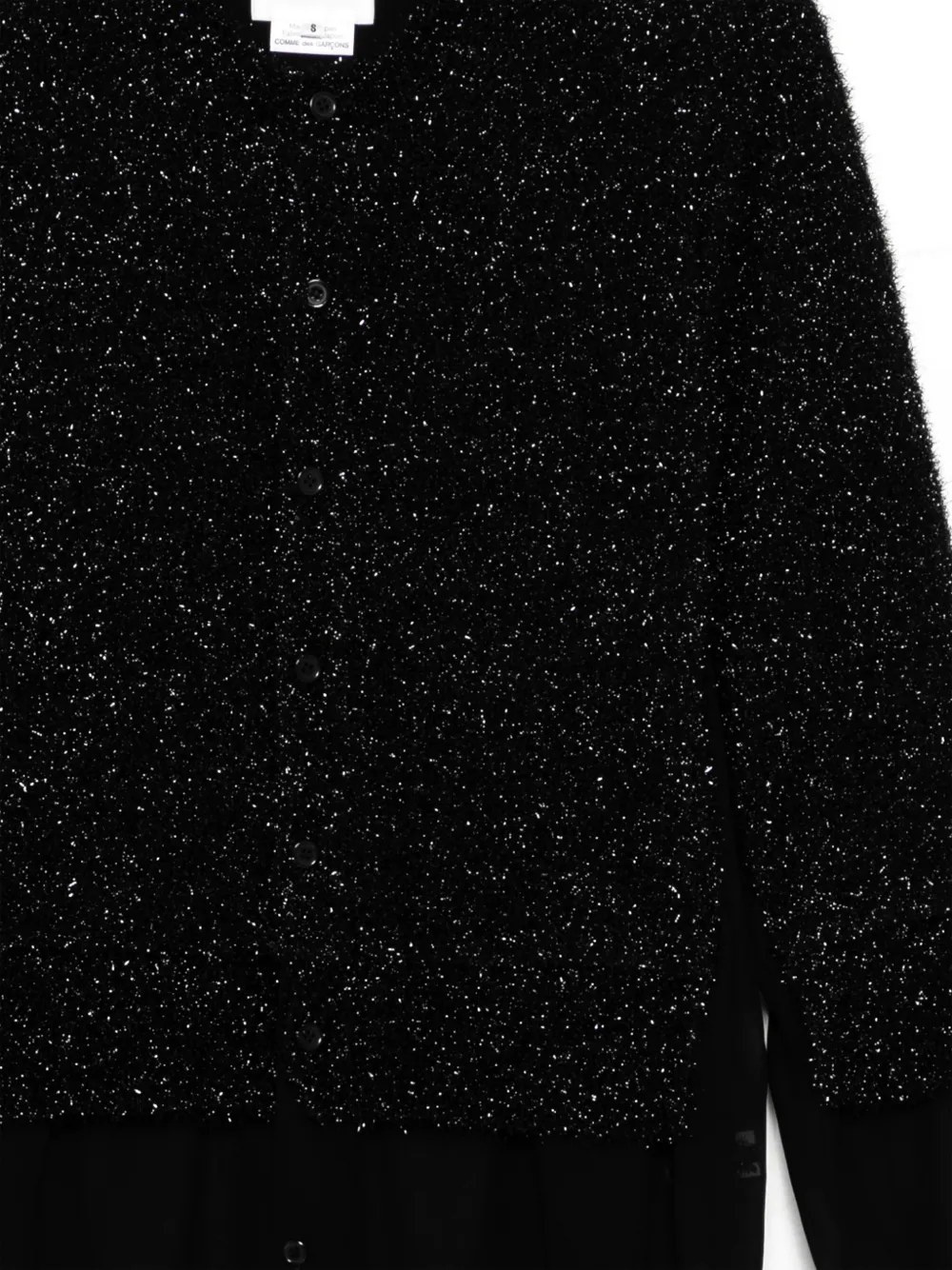 Noir Kei Ninomiya Blouse met glitters Zwart