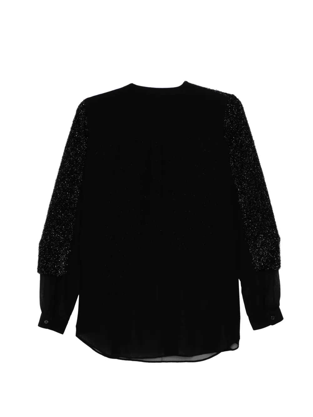 Noir Kei Ninomiya Blouse met glitters Zwart