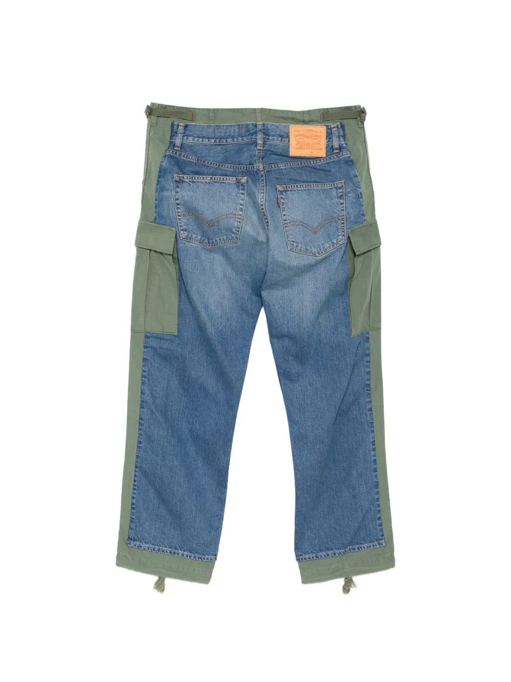 Junya Watanabe MAN Cargo broek met patchwork Blauw