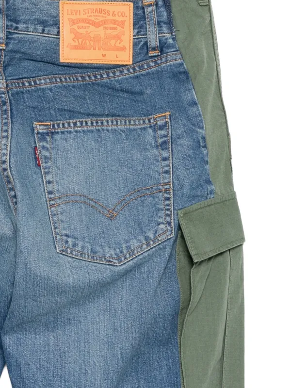 【極美品/23AW】JUNYA WATANABE MAN パッチカーゴパンツ Junya Watanabe MAN パッチワーク カーゴパンツ | ブルー | FARFETCH JP