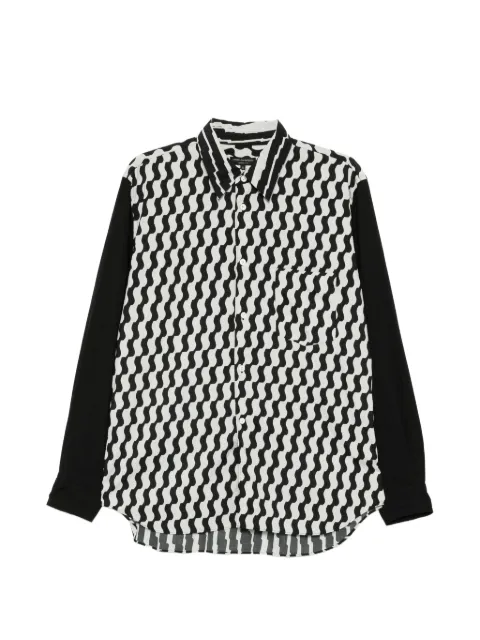 Comme des Garçons Homme Plus geometric-print shirt