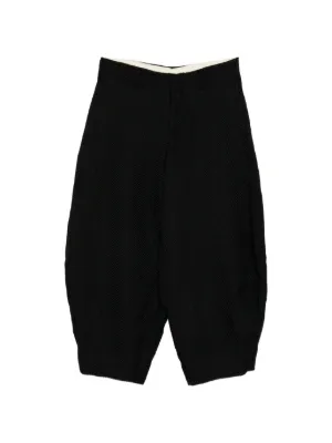 Black Comme Des Garçons プリーツ パンツ | ブラック | FARFETCH JP