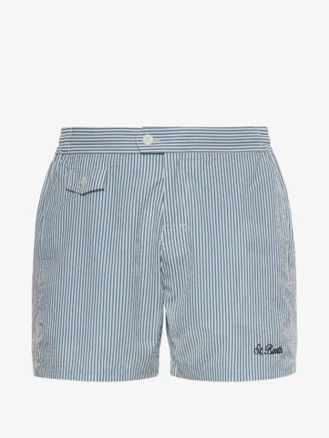 MC2 Saint Barth shorts de playa con rayas estampadas