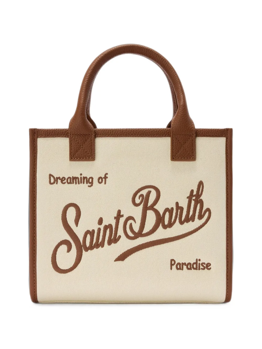 MC2 Saint Barth Saint Barth logo-embroidered tote bag · OS