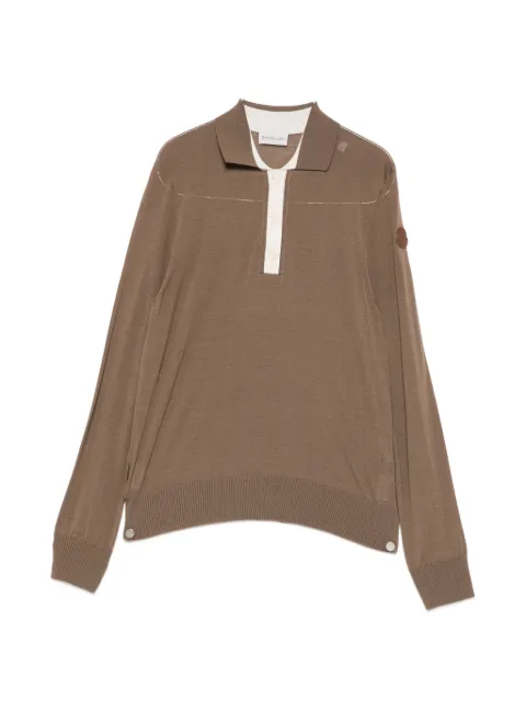 Moncler long-sleeve polo shirt