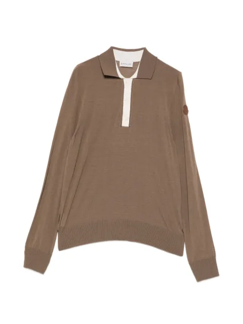 Moncler long-sleeve polo shirt