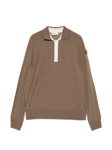 Moncler long-sleeve polo shirt