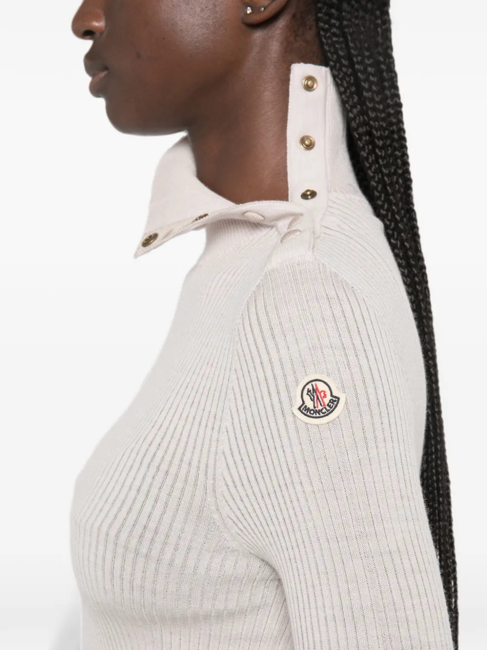 Moncler Trui met textuur Beige