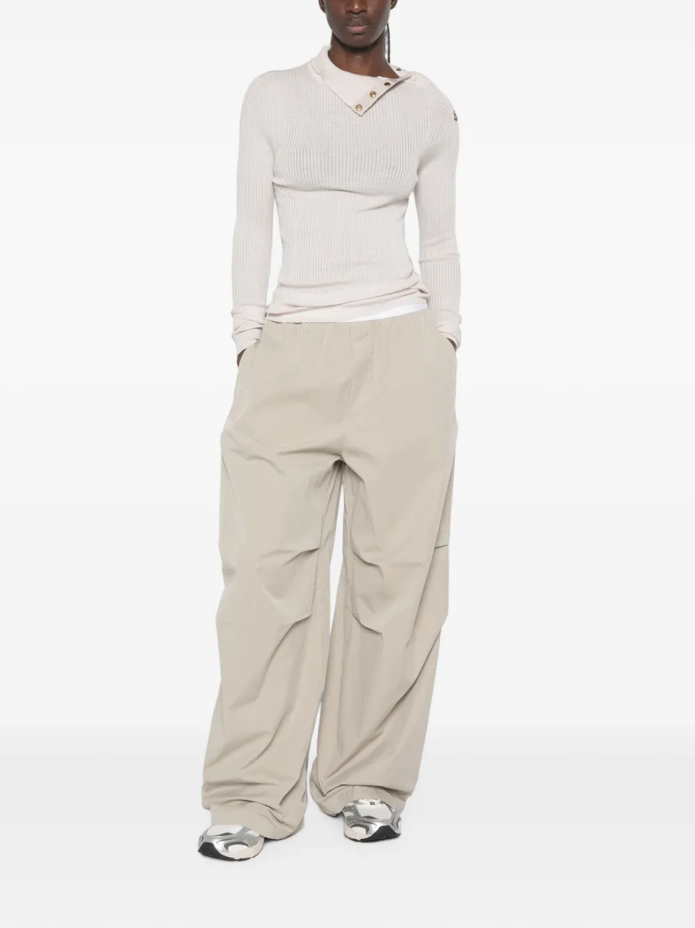 Moncler Trui met textuur Beige