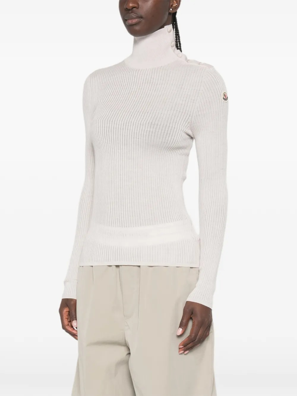 Moncler Trui met textuur Beige