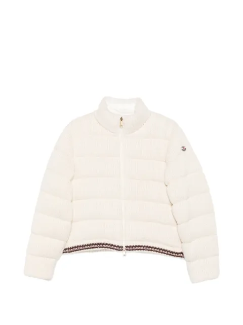 Moncler quilted knitted jacket