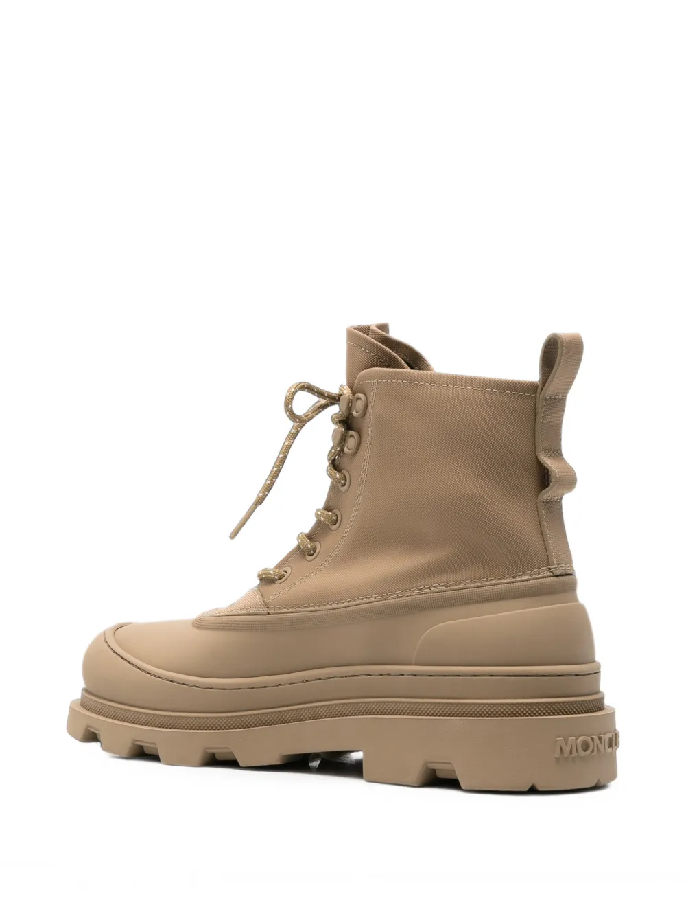 Moncler Vera lace-up ankle boots Beige
