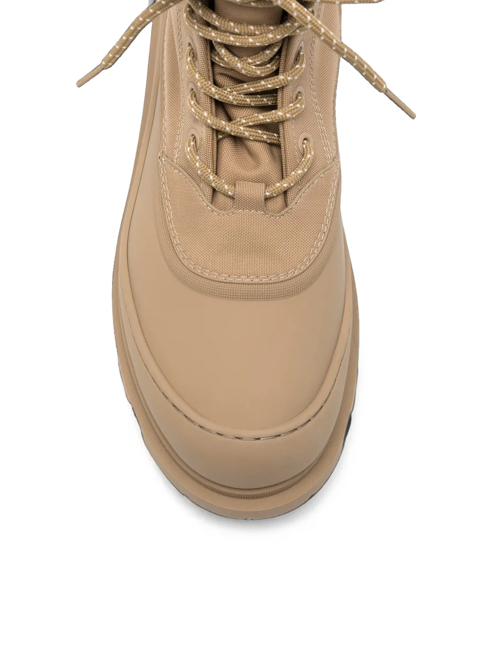 Moncler Vera lace-up ankle boots Beige