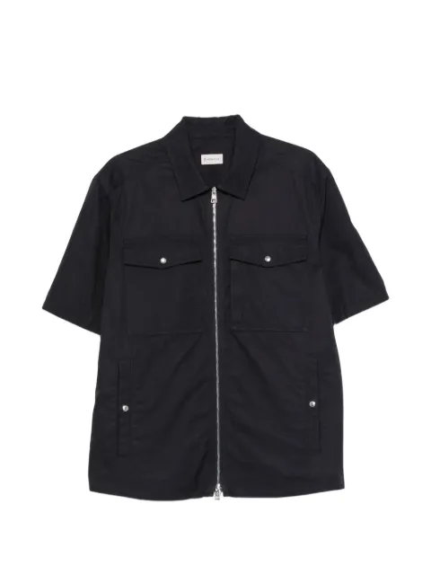 Moncler zip-up short-sleeve overshirt