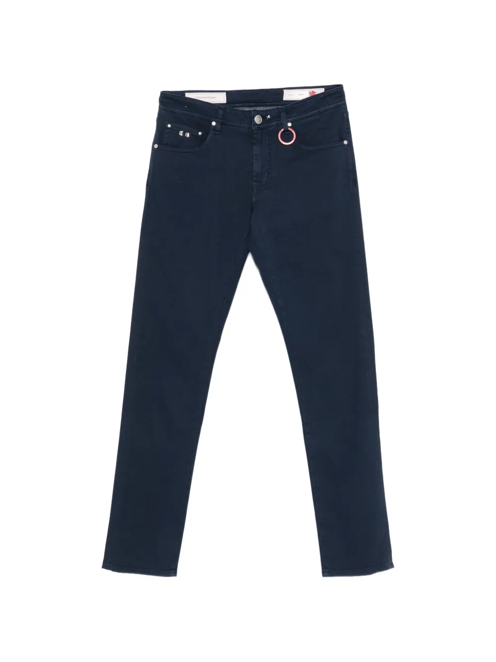 Sartoria Tramarossa Michelangelo logo-plaque jeans - Blu