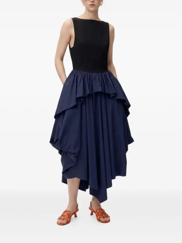ralph lauren long blue dress LOEWE - Dress In Stretch Viscose for Woman - 40